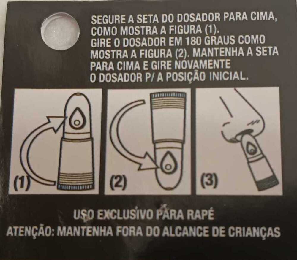 Bullet Dosador de Rapé  Azul